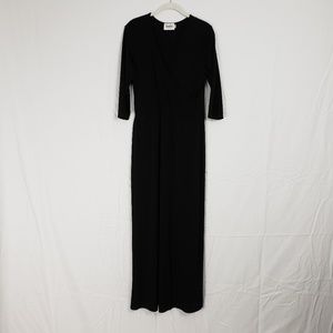 leota Black Maxi Dress
